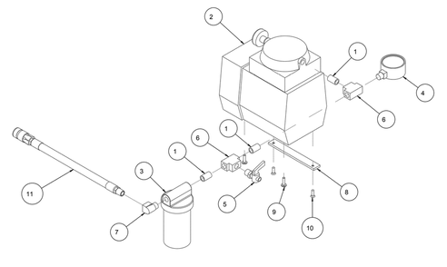 Section 12 Diagram and Parts List for 158425  MK Diamond Drill